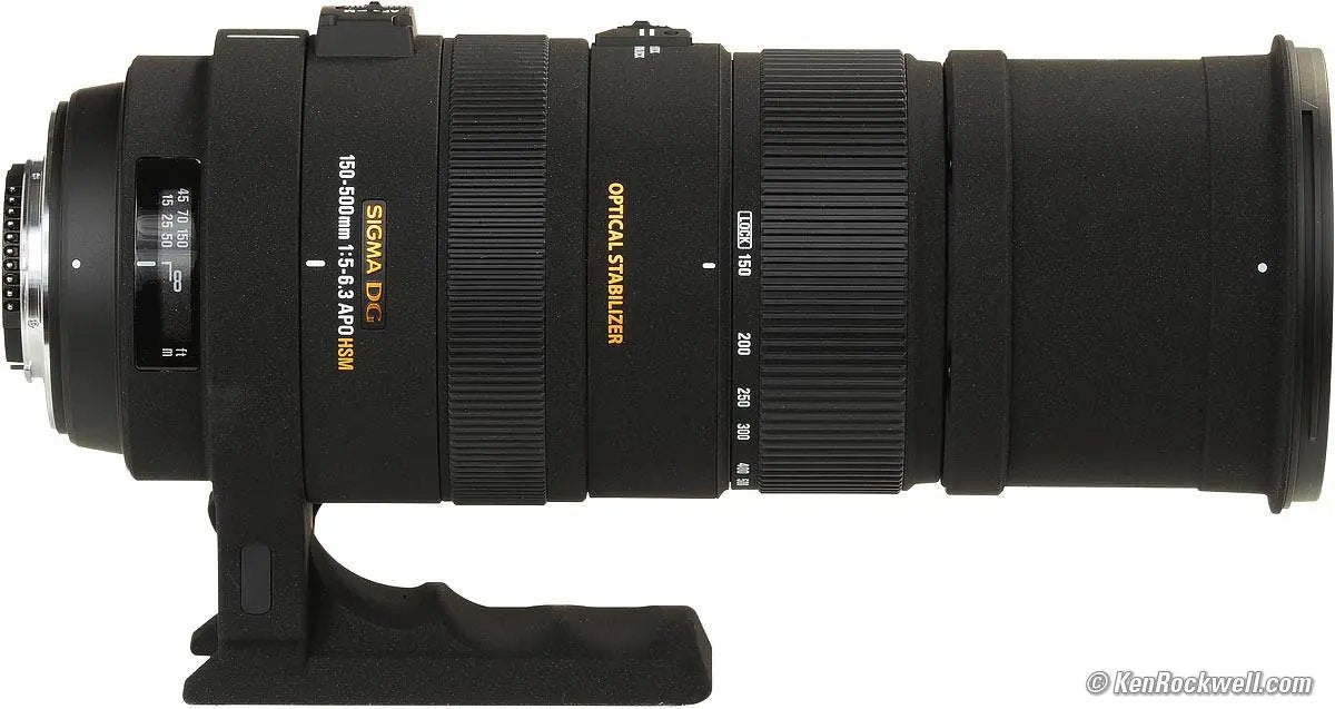 Sigma 150-500mm f/5-6.3 APO DG OS HSM Lens for Canon EF Mount
