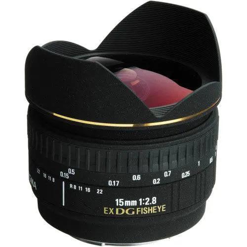 Sigma 15mm f/2.8 EX DG Diagonal Fisheye Autofocus Lens for Sony Alpha Mount