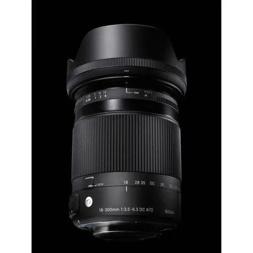 Sigma 18-300mm f/3.5-6.3 DC MACRO OS HSM Contemporary Lens for Nikon F