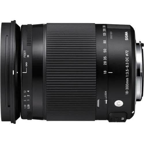 Sigma 18-300mm f/3.5-6.3 DC MACRO OS HSM Contemporary Lens for Nikon F