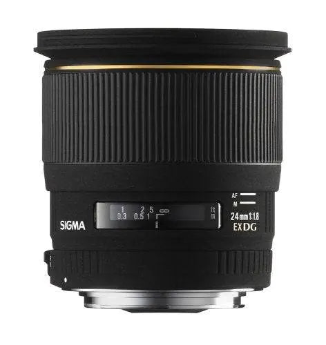 Sigma 24mm f/1.8EX Aspherical DG DF Macro AF Wide Angle Lens F/Nikon