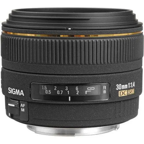 Sigma 30mm f/1.4 EX DC Autofocus Lens f/Canon