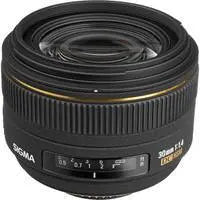 Sigma 30mm f/1.4 EX DC Autofocus Lens f/Nikon