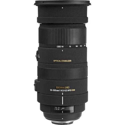 Sigma 50-500mm f/4.5-6.3 APO DG OS HSM Lens for Nikon