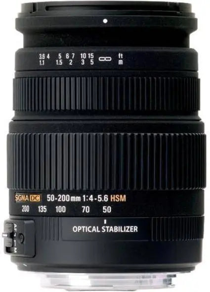 Sigma 55-200mm f/4-5.6 DC Lens f/Canon