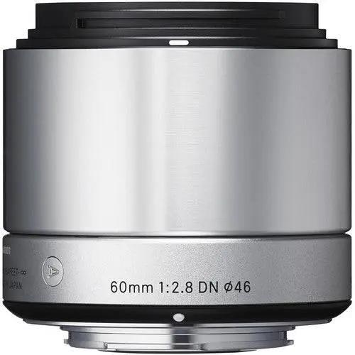 Sigma 60mm f/2.8 DN Lens for Micro Four Thirds Mount Cameras (Silver)