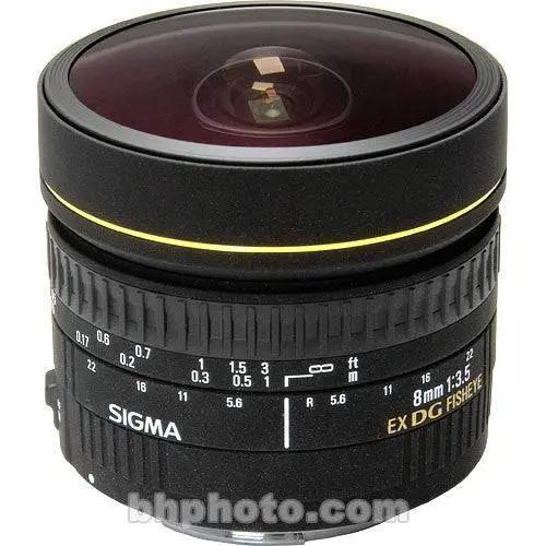 Sigma Fisheye 8mm f/3.5 EX DG Circular Fisheye Autofocus Lens for Canon EOS