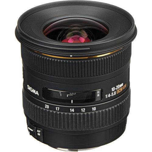 Sigma 10-20mm f/3.5 EX DC HSM Autofocus Zoom Lens For Canon Deluxe Backpack 32GB Memory Card Tabletop/Handgrip Tripod USB Card Reader Card Wallet Dust Blower Lens Cleaning Pen