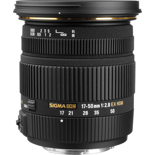 Sigma 17-50mm f/2.8 EX DC OS HSM Zoom Lens for Canon DSLRs with APS-C Sensors