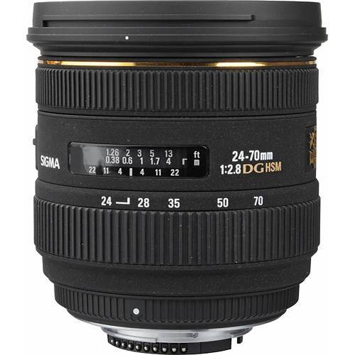 Sigma 24-70mm f/2.8 IF EX DG HSM Autofocus Lens for Nikon AF