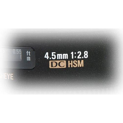 Sigma 4.5mm f/2.8 EX DC HSM Lens for Canon