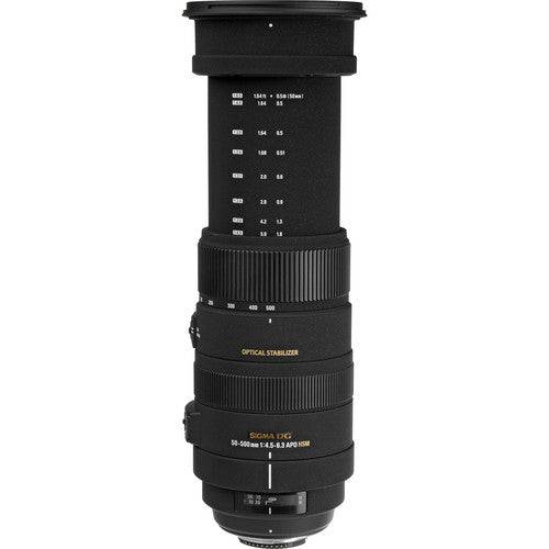 Sigma 50-500mm f/4.5-6.3 APO DG OS HSM Lens for Canon EOS