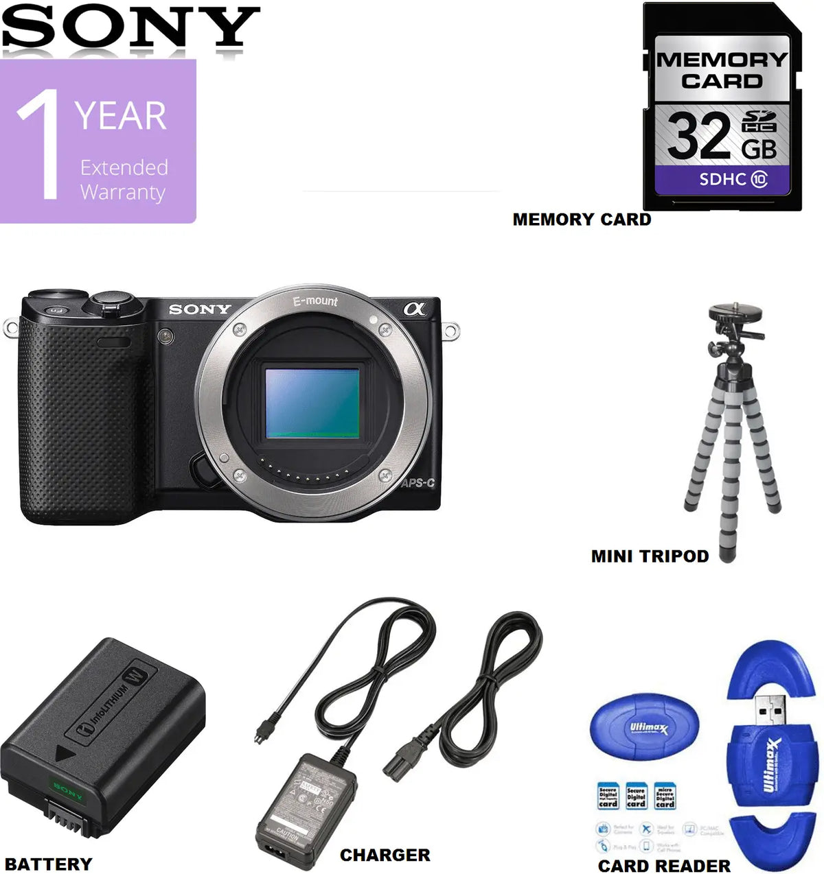 Sony Alpha NEX-5R Mirrorless Digital Camera USA — BuyDirect & Save