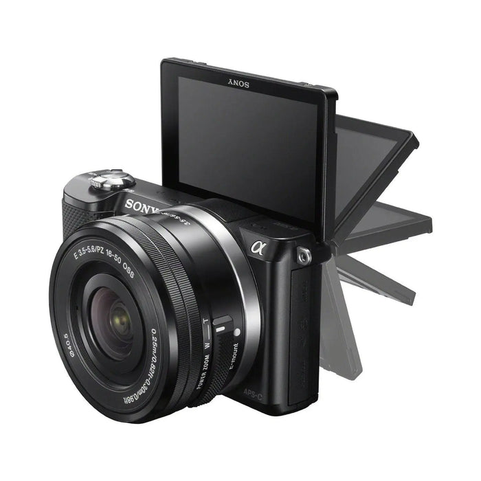 Sony Alpha a5000 Mirrorless Digital Camera with 16-50mm Lens (Black)