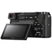Sony Alpha a6000 Mirrorless Digital Camera with 16-50mm and 55-210mm Lenses (Black) &amp; Four 32GB SD Cards