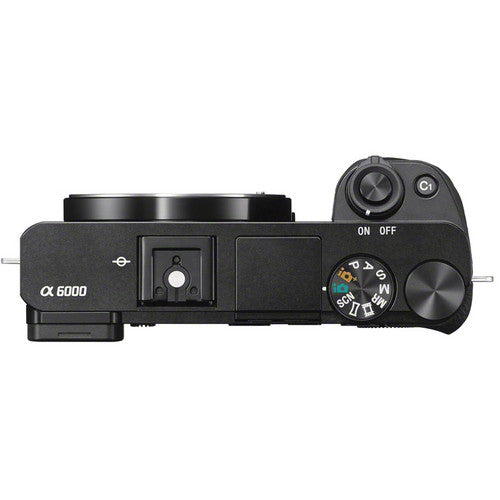 Sony Alpha a6000 Mirrorless Digital Camera with 16-50mm Lens 128GB Bundle