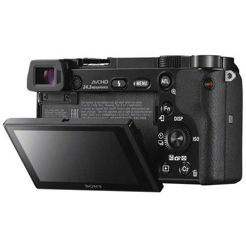 Sony Alpha a6000 Mirrorless Digital Camera with 16-50mm Lens 128GB Bundle