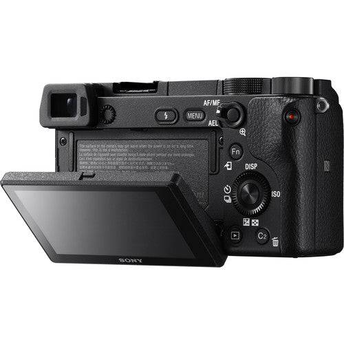 Sony Alpha A6300 Mirrorless Digital Camera Body with 16-50mm E-Mount &amp; Sony 55-210mm f/4.5-6.3 OSS Essential Bundle