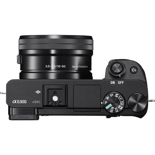 Sony Alpha a6300 Mirrorless Digital Camera with 16-50mm Lens USA