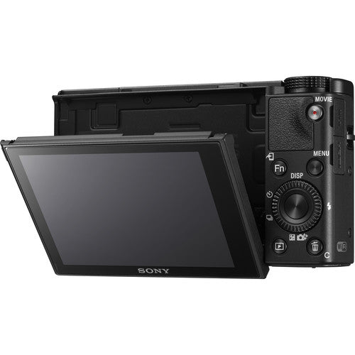 Sony Cyber-shot DSC-RX100 V 4K Wi-Fi Digital Camera with 64GB Card + Case + Battery &amp; Charger + Flex Tripod + Kit, Black
