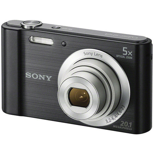 Sony Cyber-shot DSC-W800 Digital Camera (Black) Starter Package