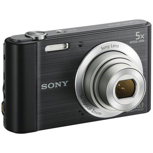 Sony Cyber-shot DSC-W800 Digital Camera (Black) Starter Package