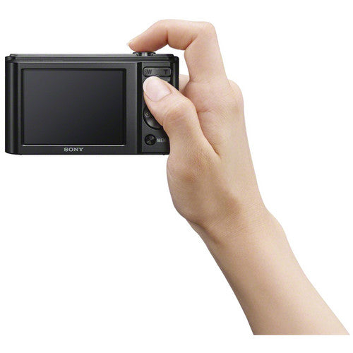 Sony Cyber-shot DSC-W800 Digital Camera (Black) Starter Package