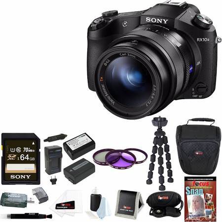 Sony Cyber-shot DSC-RX10 II Digital Camera with 64GB SD Card & Accessory Bundle
