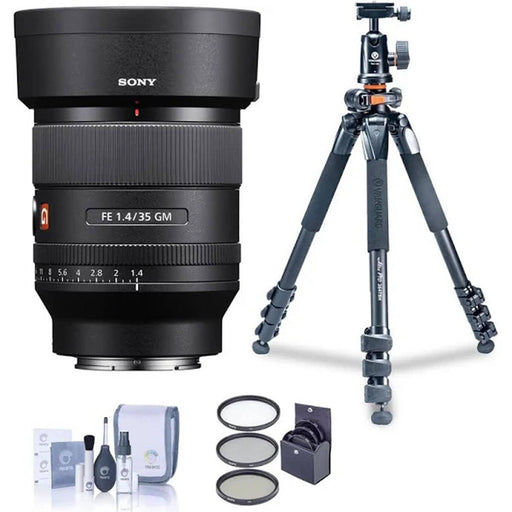 Sony FE 35mm f/1.4 GM Lens &amp; 72&quot; Tripod