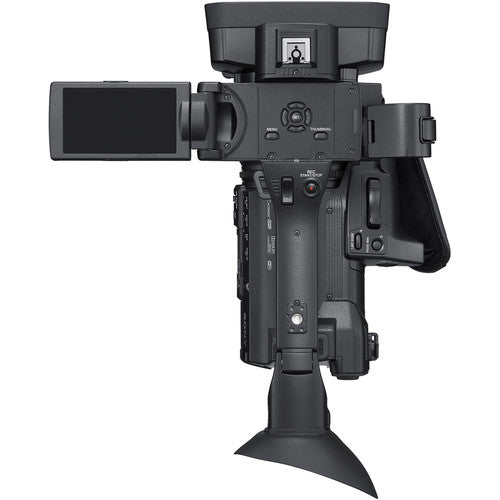 Sony PXW-Z150 UHD Camcorder ACCL1BP Power Supply & Fast Dual Charger, 64GB MC, Sony LANC Remote Controller, Sony ECM-VG1 Mic kit