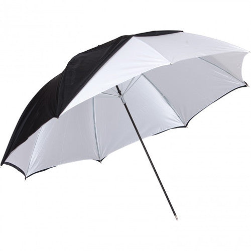 Westcott White Satin Umbrella with Removable Black Cover (45&quot;)
