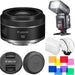 Canon RF 50mm f/1.8 STM Lens with Pro Flash & Pro Flash Gel Kit Package