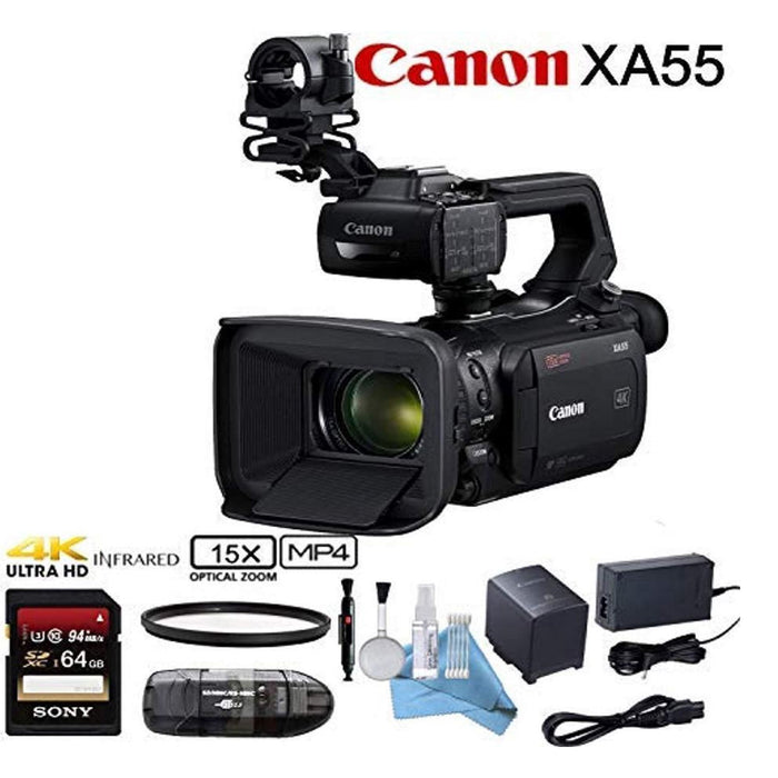 Video Camera Xa55 Canon XA55 Professional UHD 4K Camcorder With