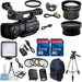 Canon XF100 Professional Camcorder w/ 2 PC 32GB High Speed Memory Cards & Accessory Bundle