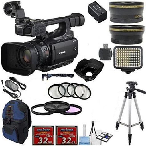 Canon XF100 Professional Camcorder with Additional Accessories Bundle
