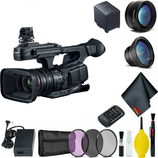 Canon XF705 4K 1" Sensor XF-HEVC H.265 Pro Camcorder w/ Starters Kit