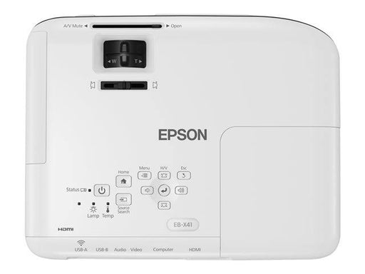 Epson PowerLite X41+ - Portable XGA 3LCD Projector with Speaker - 3600 lumens - Wi-Fi