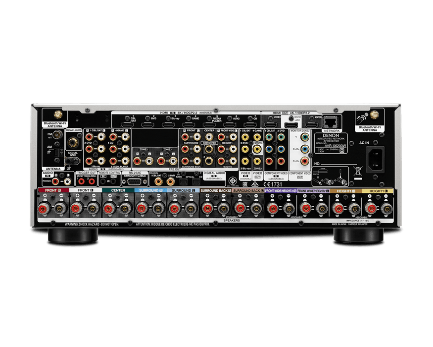 Denon IN-Command AVR-X6200W 9.2-Channel Network A/V Receiver (Black)