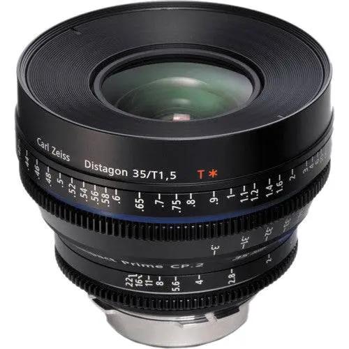 Zeiss Compact Prime CP.2 35mm/T1.5 Super Speed EF Mount with Imperial Markin