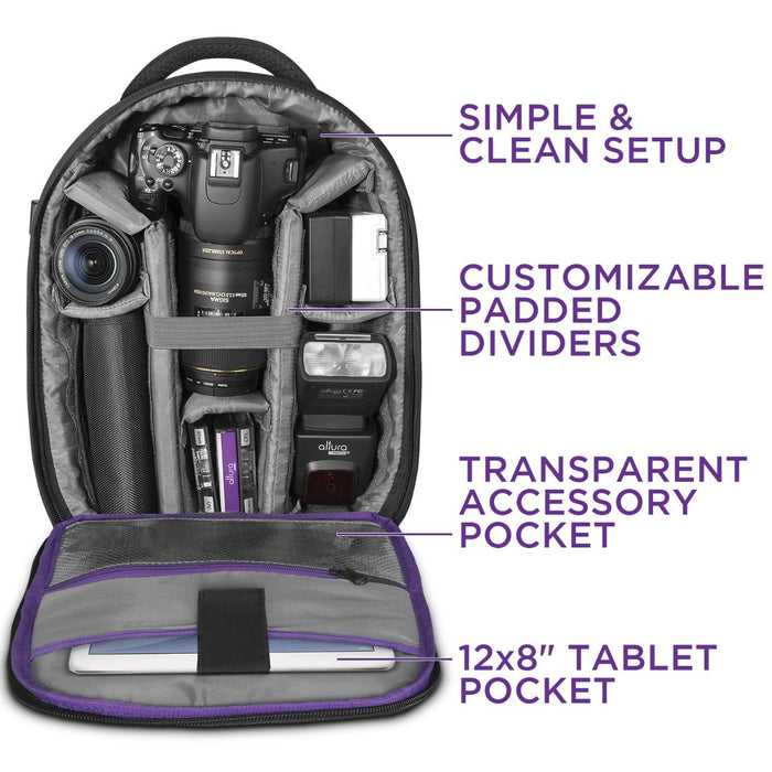 Altura Photo DSLR Camera and Mirrorless Backpack Bag by Altura Photo f — BuyDirect & Save