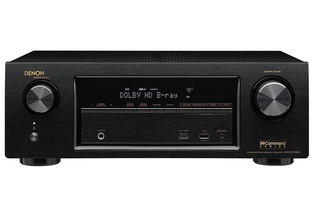 Denon IN-Command Series AVR-X1100W 7.2-Channel Network AV Receiver