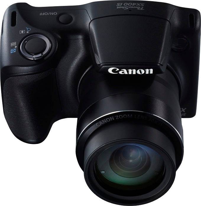 Canon PowerShot SX400 Digital Camera with 30x Optical Zoom (Black)