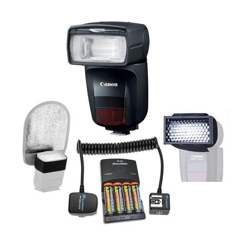 Canon Speedlite 470EX-AI Hot-Shoe Flash with Bounce Function And Acc Bundle