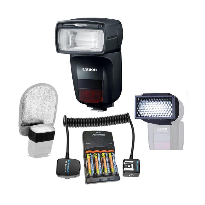 Canon Speedlite 470EX-AI Hot-Shoe Flash with Bounce Function And Acc Bundle