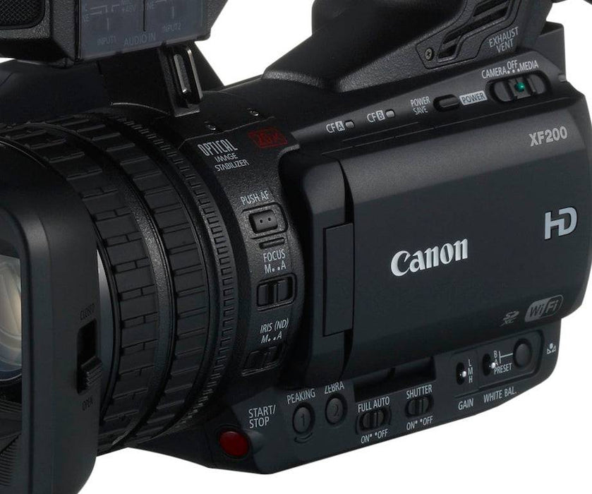Canon XF200 High Definition 1080p Camcorder - Bundle w/Video Bag, 64GB