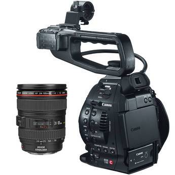 Canon EOS C100 Cinema EOS Camera w/Canon 24-105mm lens