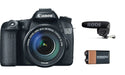 Canon Eos 7D Mark II DSLR Camera with 18-135mm Lens WITH MICROPHONE AND ALKALINE BATTERY