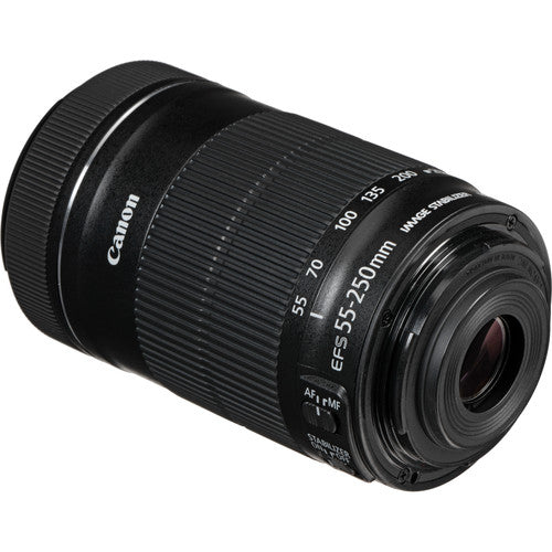 Canon EF-S 55-250 f/4-5.6 Is STM (8546B002) Pro Lens Kit Bundle