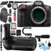 Canon EOS R5 C Mirrorless Digital Camera (Body Only) with Canon BG-R10 Battery Grip | Microphone | LED Light | Spare Batteries & More Deluxe Bundle