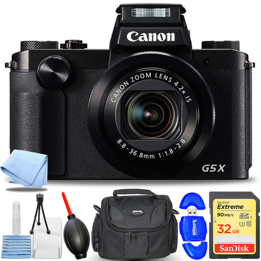 Canon PowerShot G5 X Digital Camera 0510C001 - 7PC Accessory Bundle